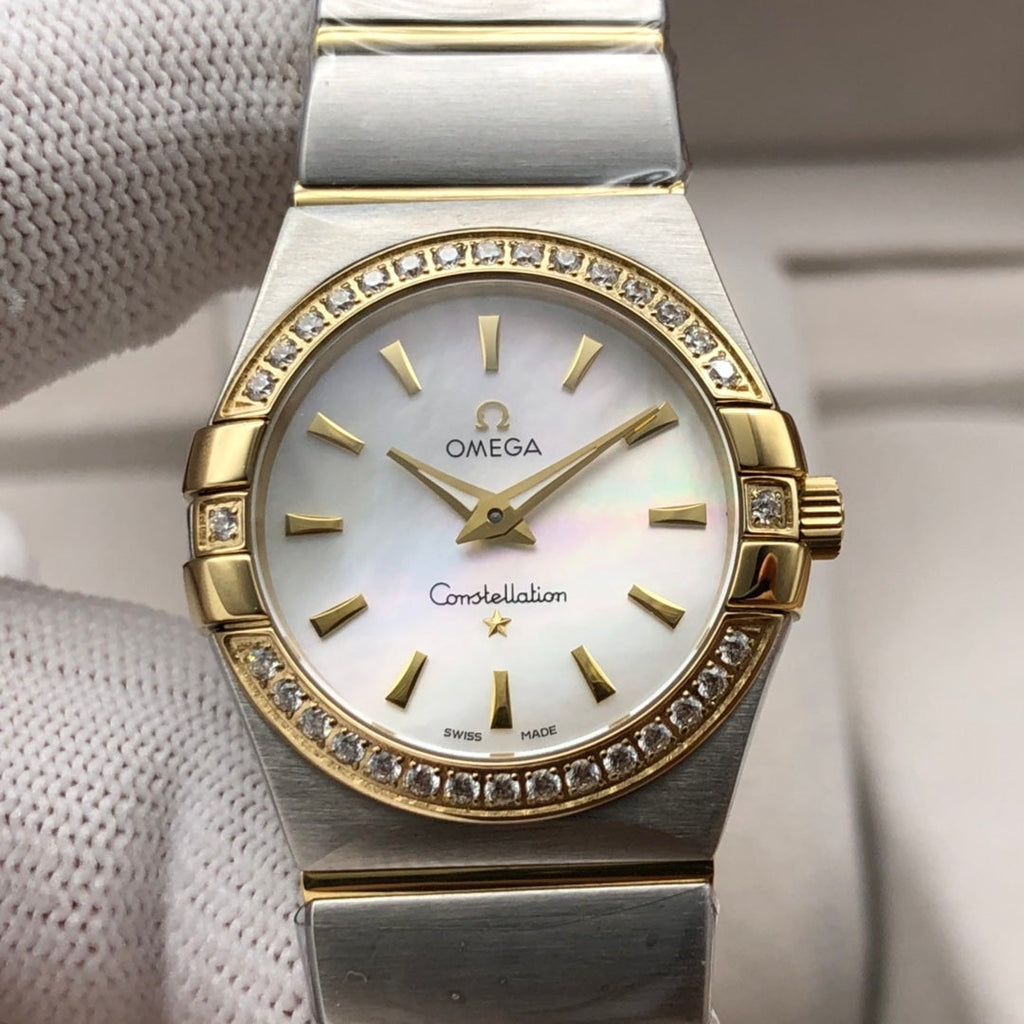 VARELLO CLASSIC LADIES 27MM GOLD DIAMOND BEZEL