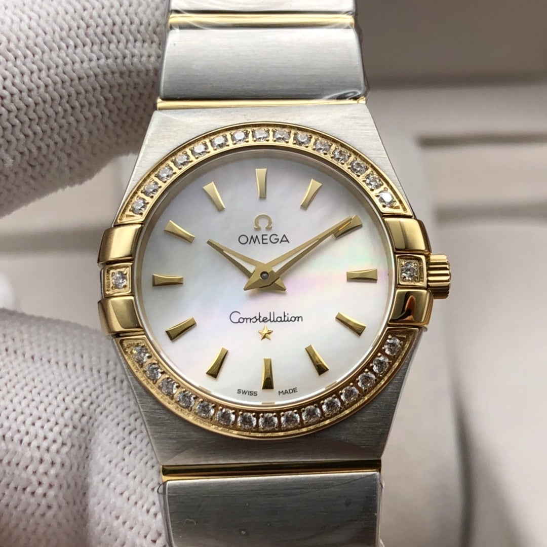 VARELLO CLASSIC LADIES 27MM GOLD DIAMOND BEZEL