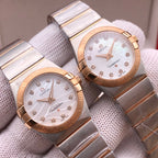 VARELLO CLASSIC27MM QUARTZ ROSE GOLD BEZEL MOTHER OF PEARL DIAL