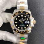 CLASSIC GMT STAINLESS STEEL YELLOW GOLD-TONE WATCH