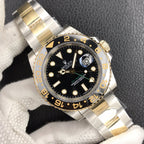 CLASSIC GMT STAINLESS STEEL YELLOW GOLD-TONE WATCH