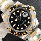 CLASSIC GMT STAINLESS STEEL YELLOW GOLD-TONE WATCH