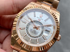 CLASSIC 42MM ROSE GOLD-TONE GREY DIAL WATCH