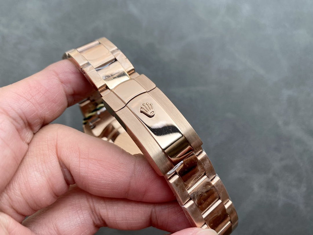 CLASSIC 42MM ROSE GOLD-TONE GREY DIAL WATCH