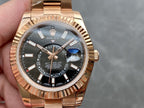 CLASSIC 42MM ROSE GOLD-TONE BLACK DIAL WATCH