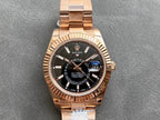 CLASSIC 42MM ROSE GOLD-TONE BLACK DIAL WATCH