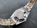 CLASSIC TWO-TONE 42MM ROSE GOLD-TONE BEZEL BLUE DIAL WATCH
