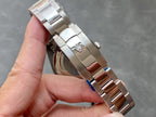 CLASSIC 42MM STAINLESS STEEL BLUE DIAL STEEL BRACELET WATCH