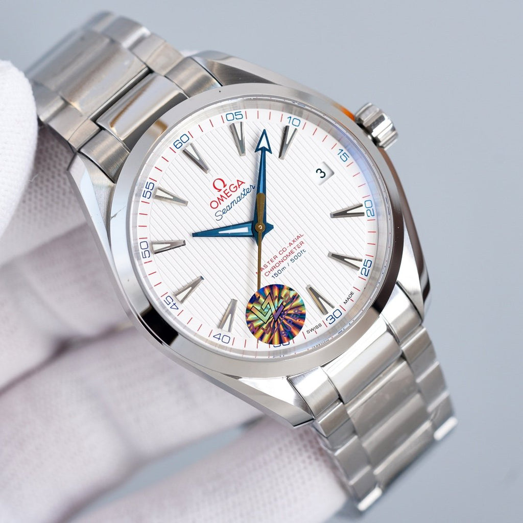 VARELLO CLASSIC 150M CO-AXIAL WHITE DIAL BLUE HAND