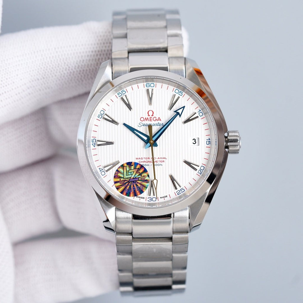 VARELLO CLASSIC 150M CO-AXIAL WHITE DIAL BLUE HAND