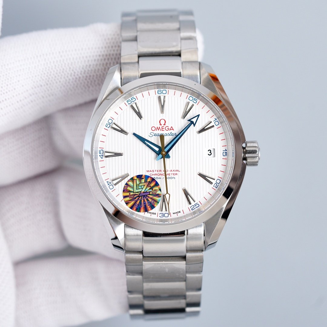 VARELLO CLASSIC 150M CO-AXIAL WHITE DIAL BLUE HAND
