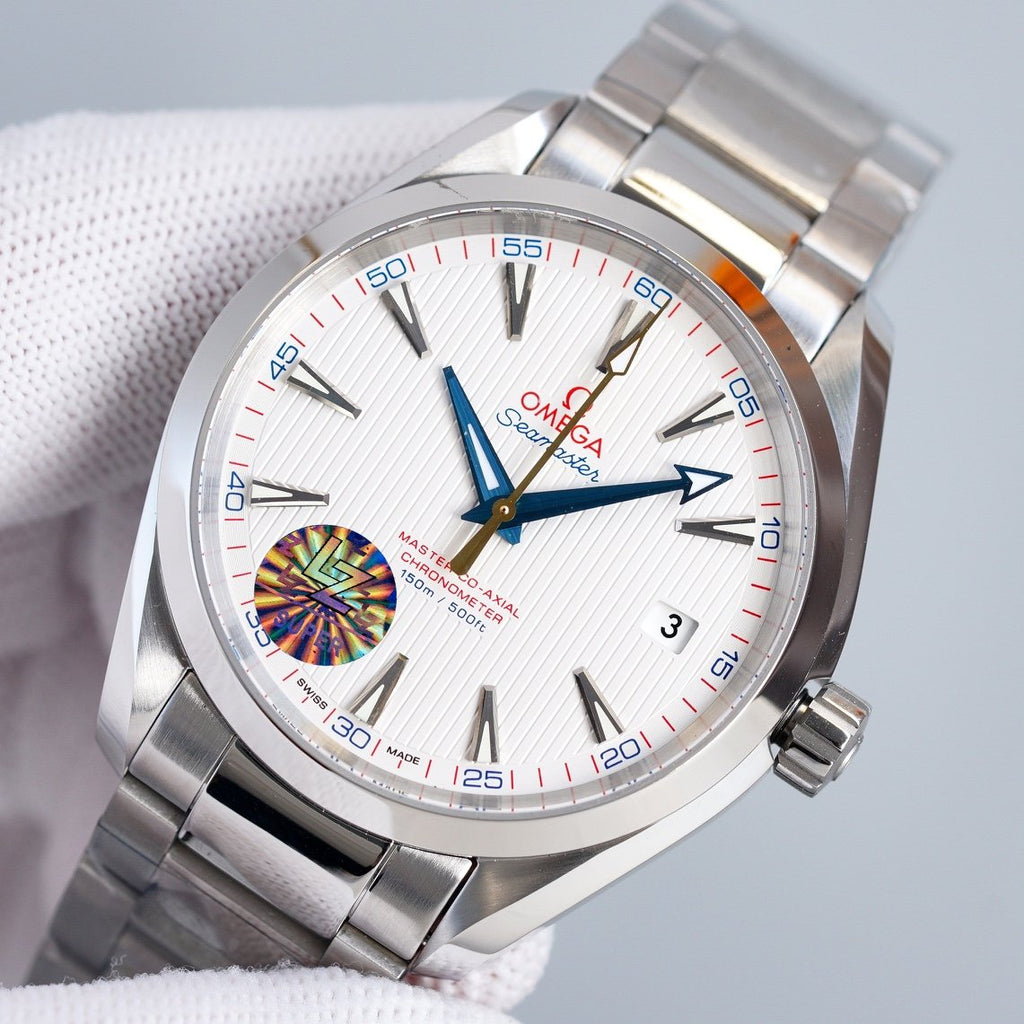 VARELLO CLASSIC 150M CO-AXIAL WHITE DIAL BLUE HAND