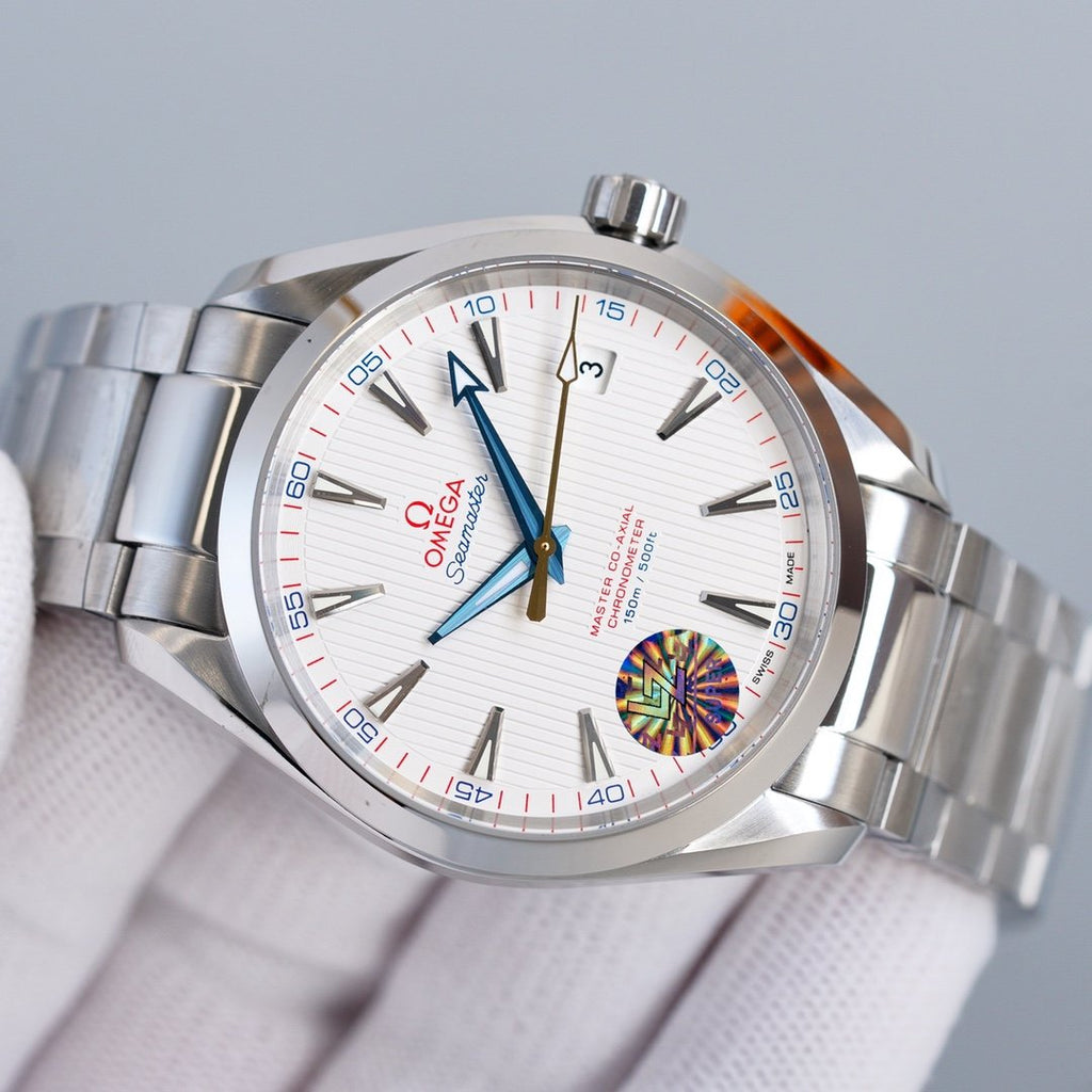 VARELLO CLASSIC 150M CO-AXIAL WHITE DIAL BLUE HAND