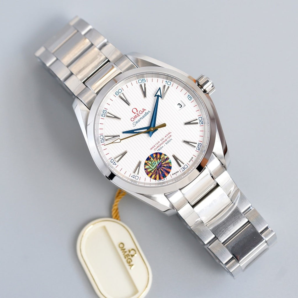 VARELLO CLASSIC 150M CO-AXIAL WHITE DIAL BLUE HAND