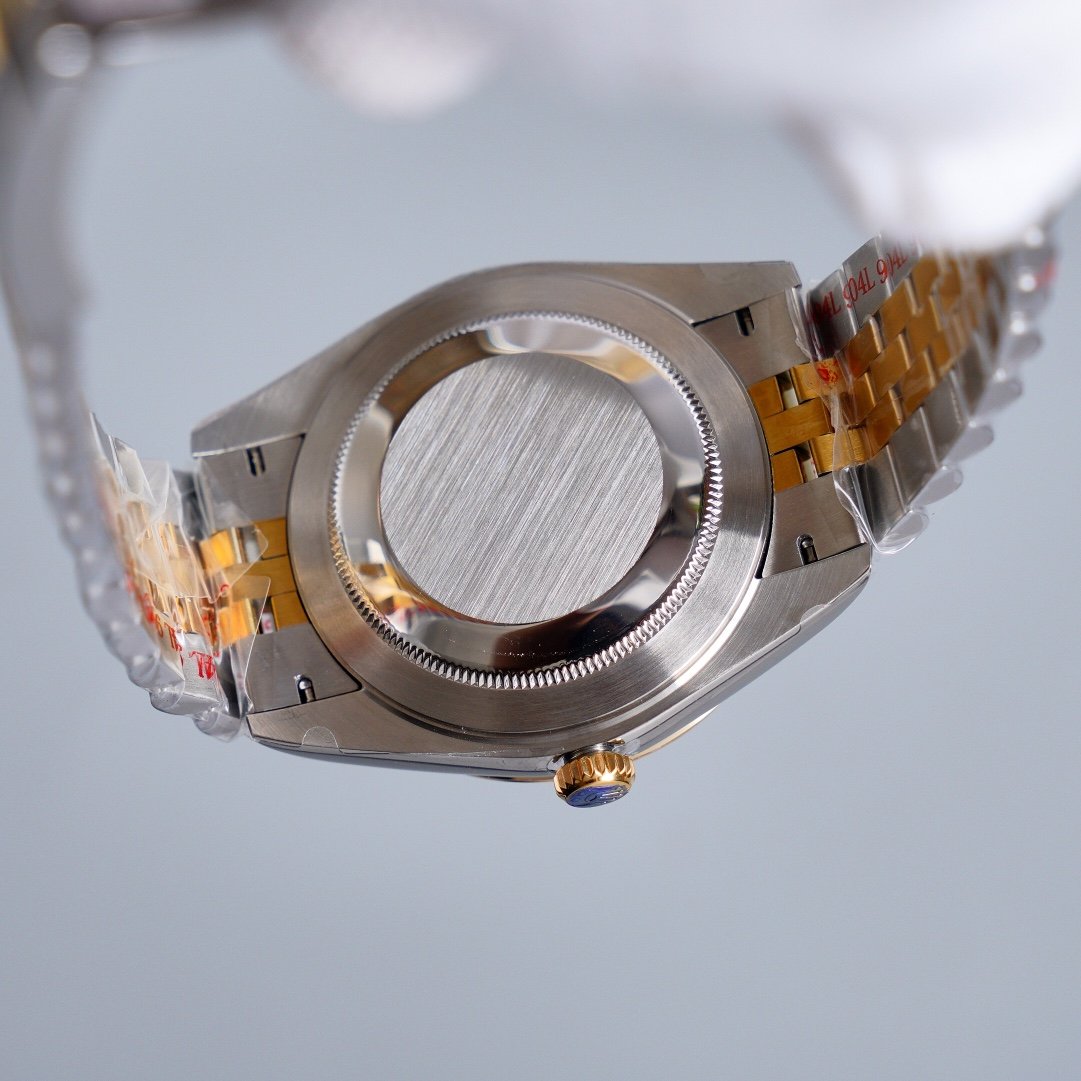 CLASSIC 41MM TWO-TONE WHITE DIAL STEEL BRACELET WATCH
