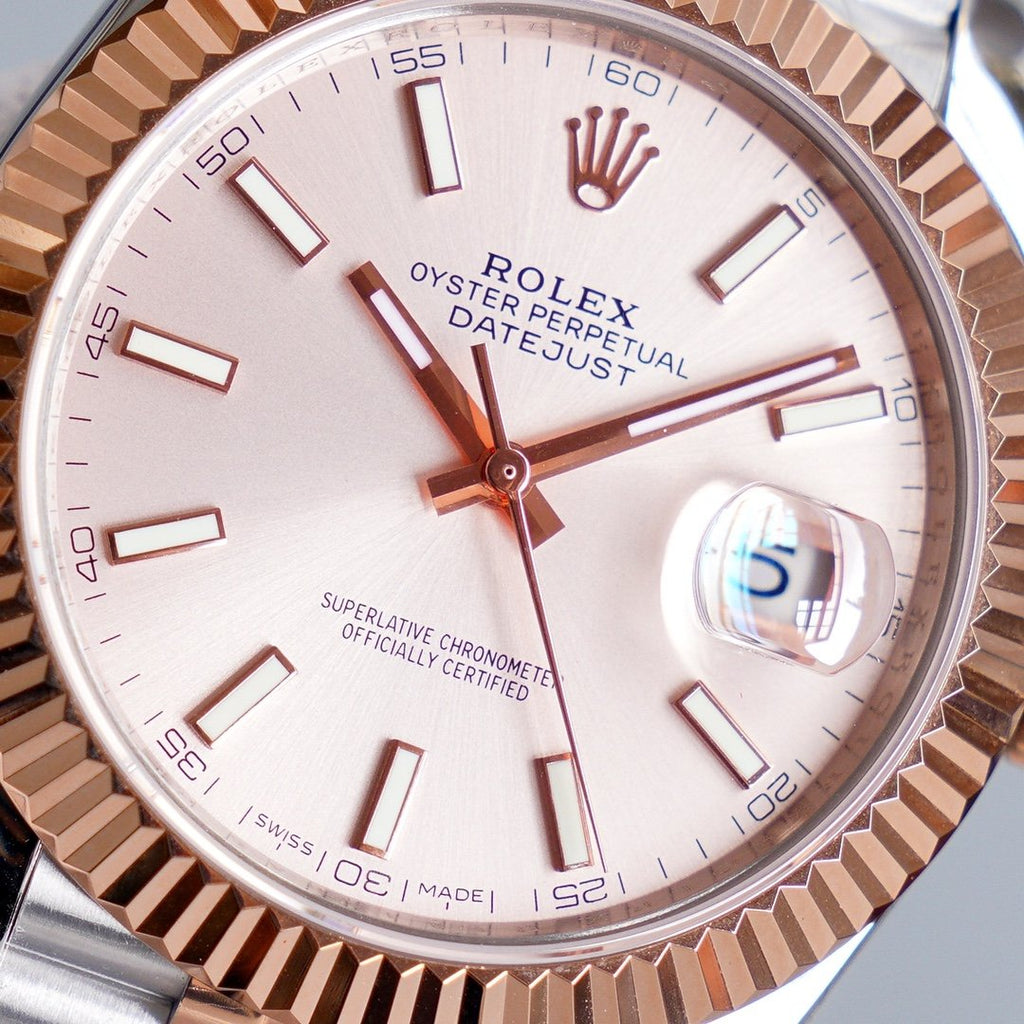 CLASSIC 41MM TWO-TONE ROSE GOLD-TONE STEEL BRACELET WATCH