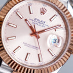 CLASSIC 41MM TWO-TONE ROSE GOLD-TONE STEEL BRACELET WATCH