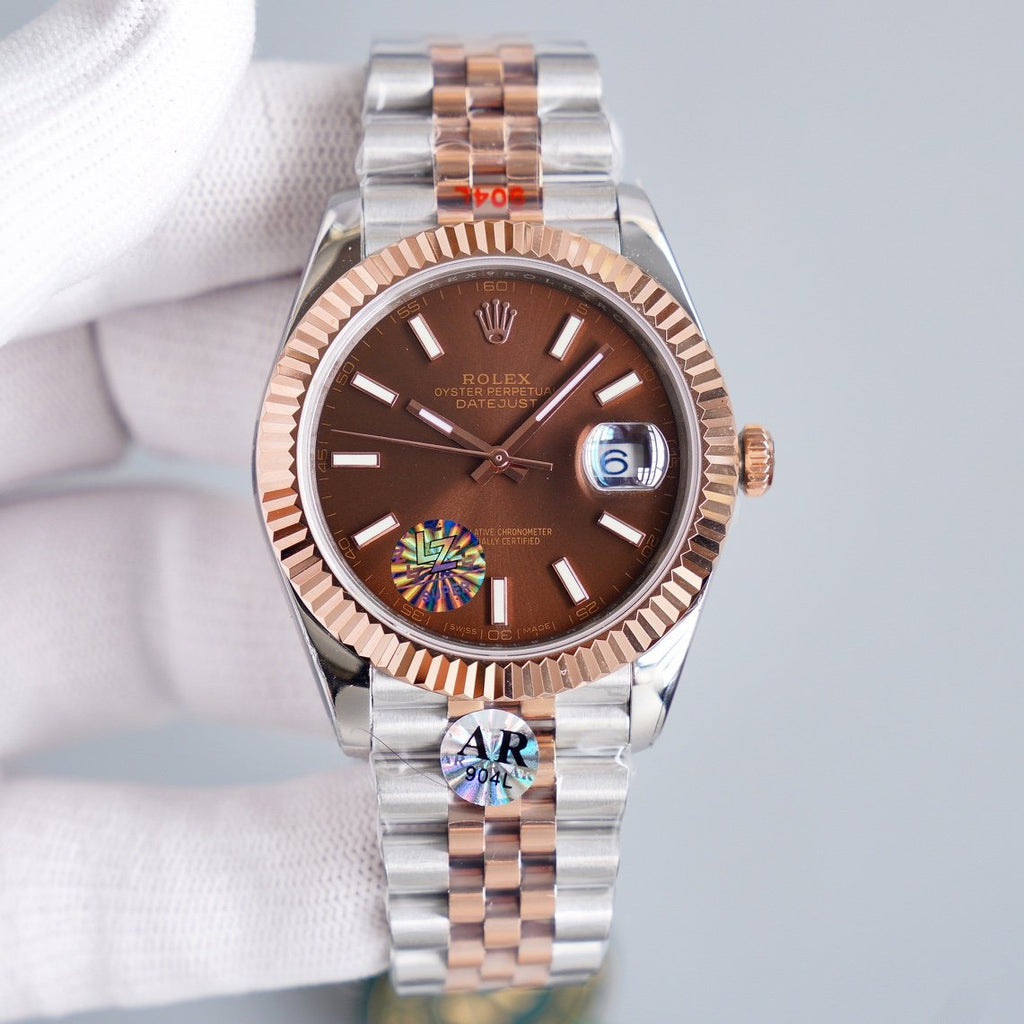CLASSIC 41MM TWO-TONE ROSE GOLD-TONE STEEL BRACELET WATCH
