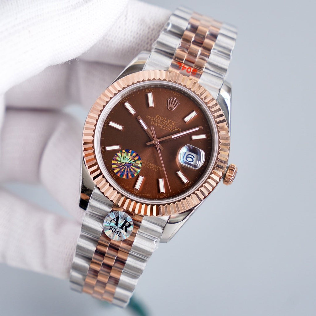 CLASSIC 41MM TWO-TONE ROSE GOLD-TONE STEEL BRACELET WATCH
