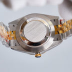 CLASSIC 41MM GREY ROMAN NUMERAL DIAL STEEL BRACELET WATCH