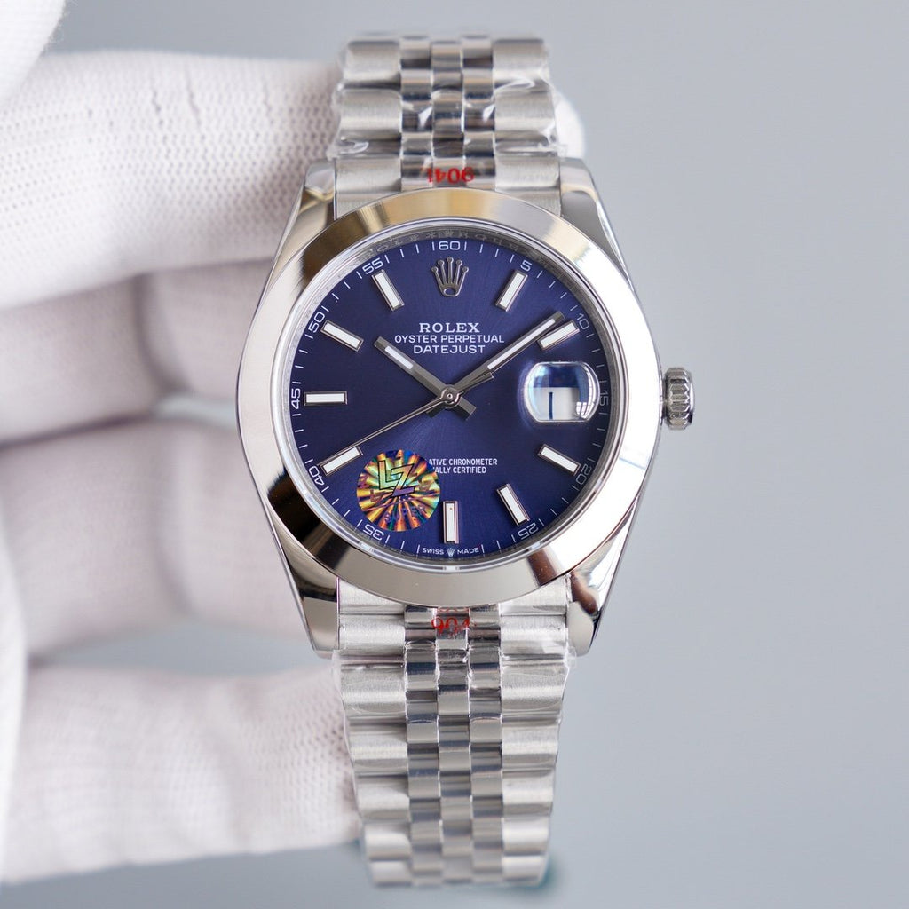 CLASSIC 41MM SMOOTH BEZEL STAINLESS STEEL WATCH