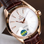 VARELLO CLASSIC TERRA 41MM ROSE GOLD CASE LEATHER STRAP
