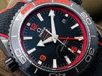 VARELLO CLASSIC OCEAN GMT 600 BLACK CASE RED BEZEL