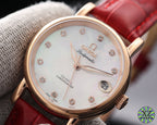 VARELLO CLASSIC LADYMATIC 31MM MOP DIAL LEATHER STRAP