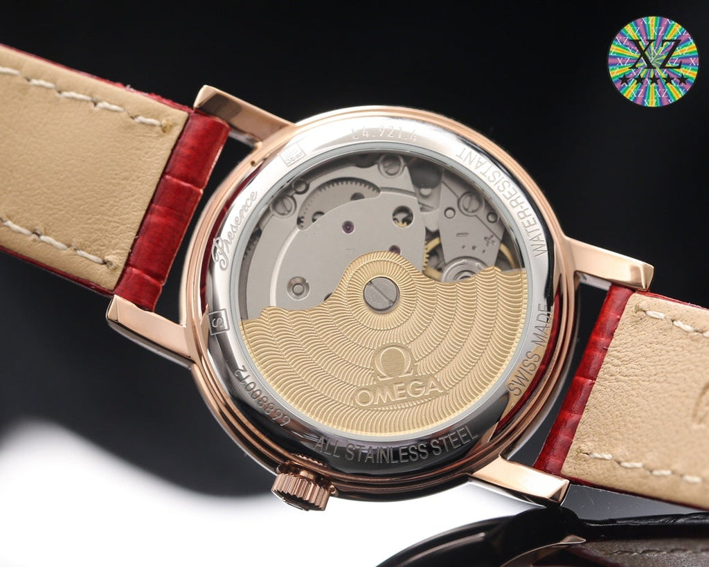 VARELLO CLASSIC LADYMATIC 31MM MOP DIAL LEATHER STRAP