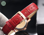 VARELLO CLASSIC LADYMATIC 31MM MOP DIAL LEATHER STRAP