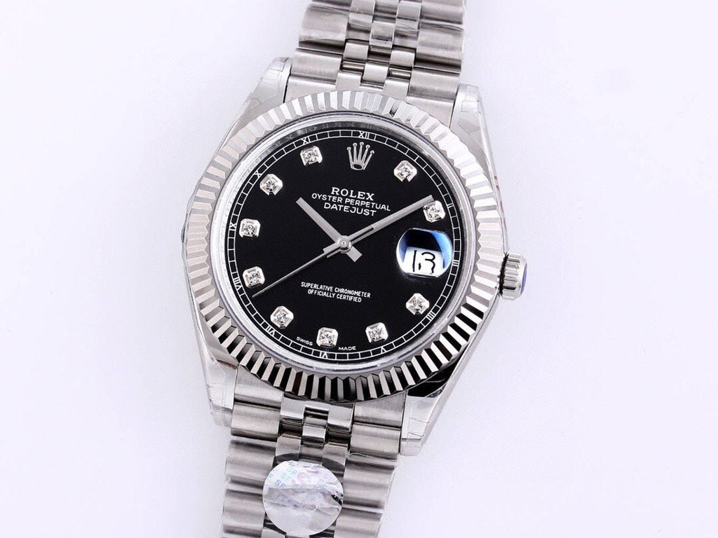 CLASSIC 41MM STAINLESS STEEL DIAMOND NUMERAL WATCH