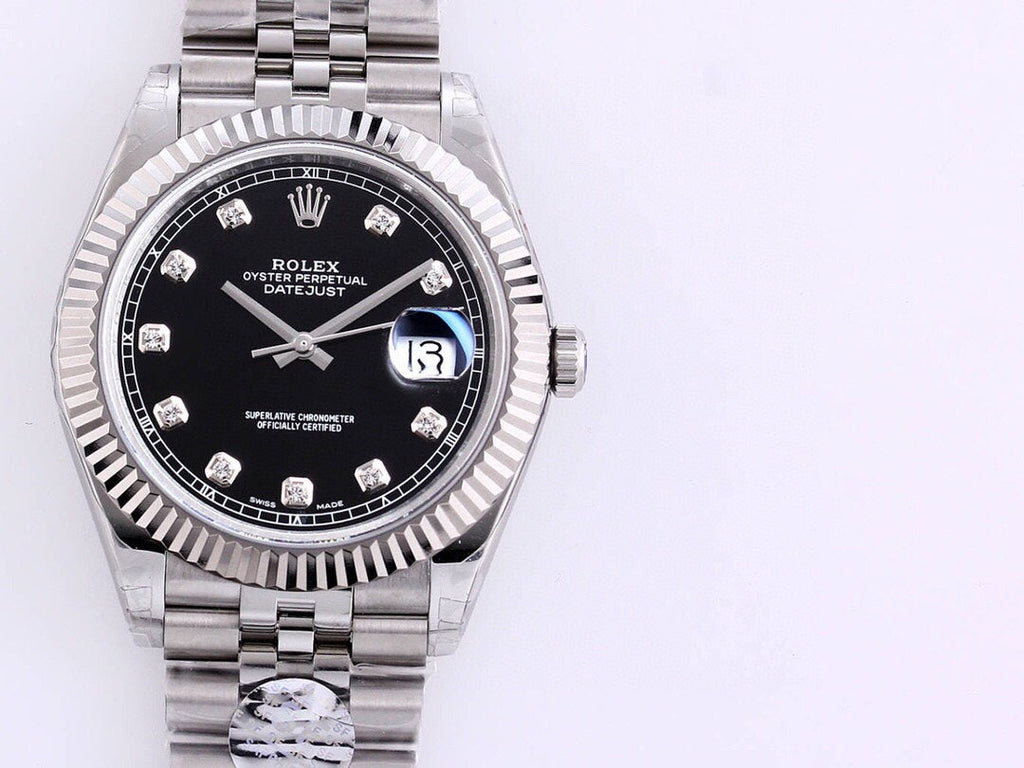 CLASSIC 41MM STAINLESS STEEL DIAMOND NUMERAL WATCH