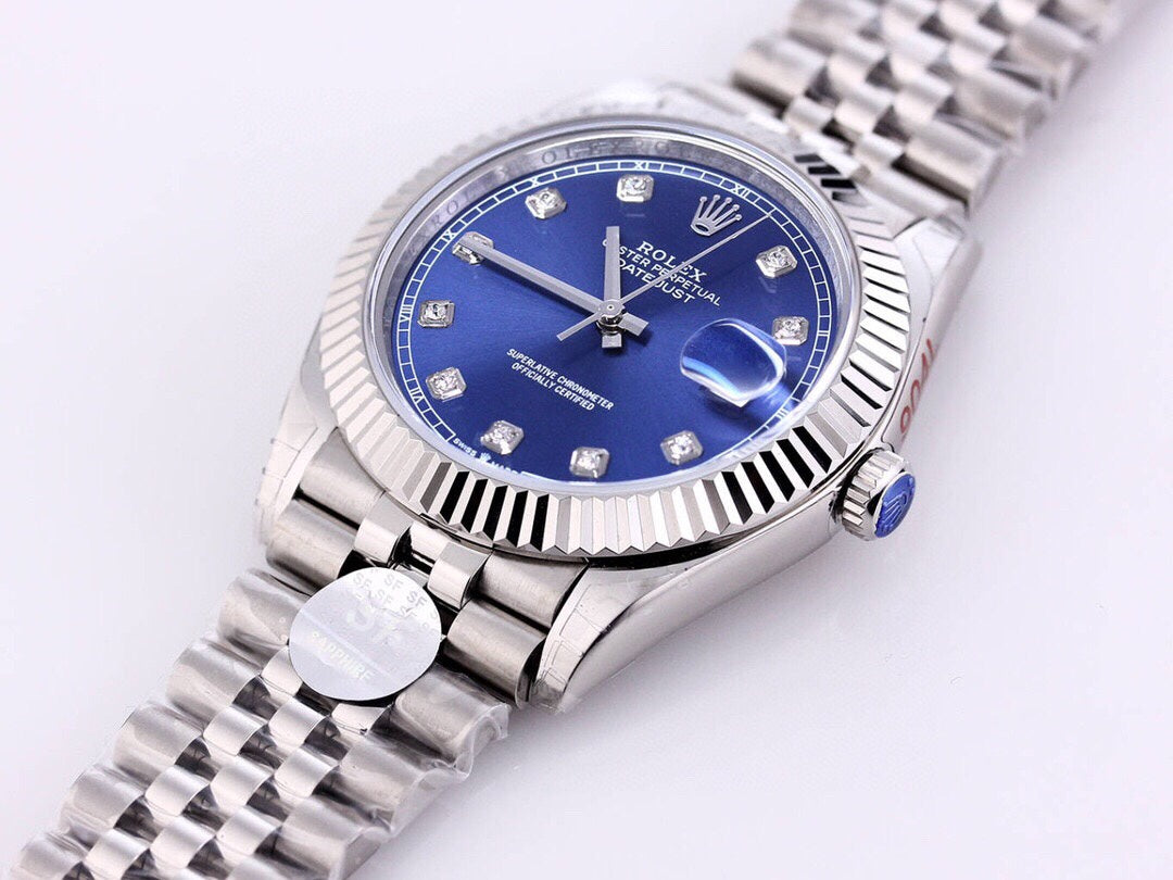 CLASSIC 41MM STAINLESS STEEL BLUE DIAL