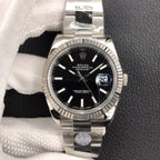 CLASSIC 41MM STAINLESS STEEL BLACK DIAL