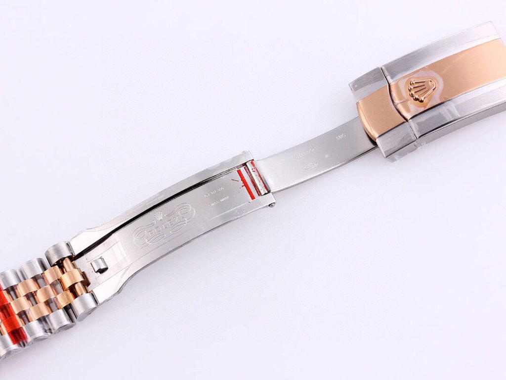 CLASSIC 41 ROSE GOLD STEEL CHOCOLATE DIAMOND DIAL