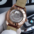 VARELLO CLASSIC TERRA 150M CO-AXIAL GMT  LEATHER STRAP