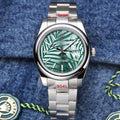 CLASSIC 41 STAINLESS STEEL CUSTOM GREEN DIAL
