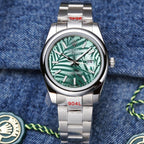 CLASSIC 41 STAINLESS STEEL CUSTOM GREEN DIAL