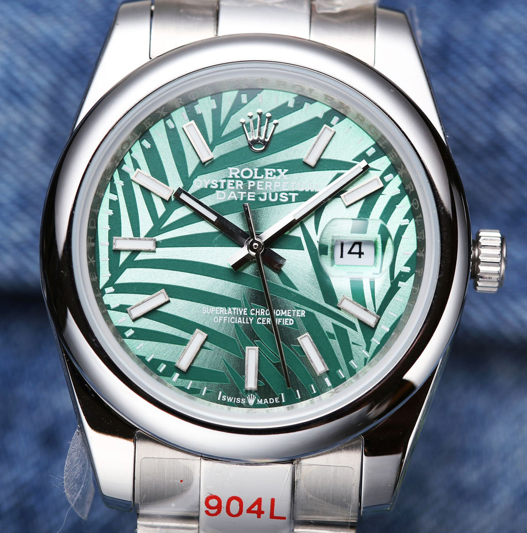 CLASSIC 41 STAINLESS STEEL CUSTOM GREEN DIAL