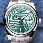 CLASSIC 41 STAINLESS STEEL CUSTOM GREEN DIAL