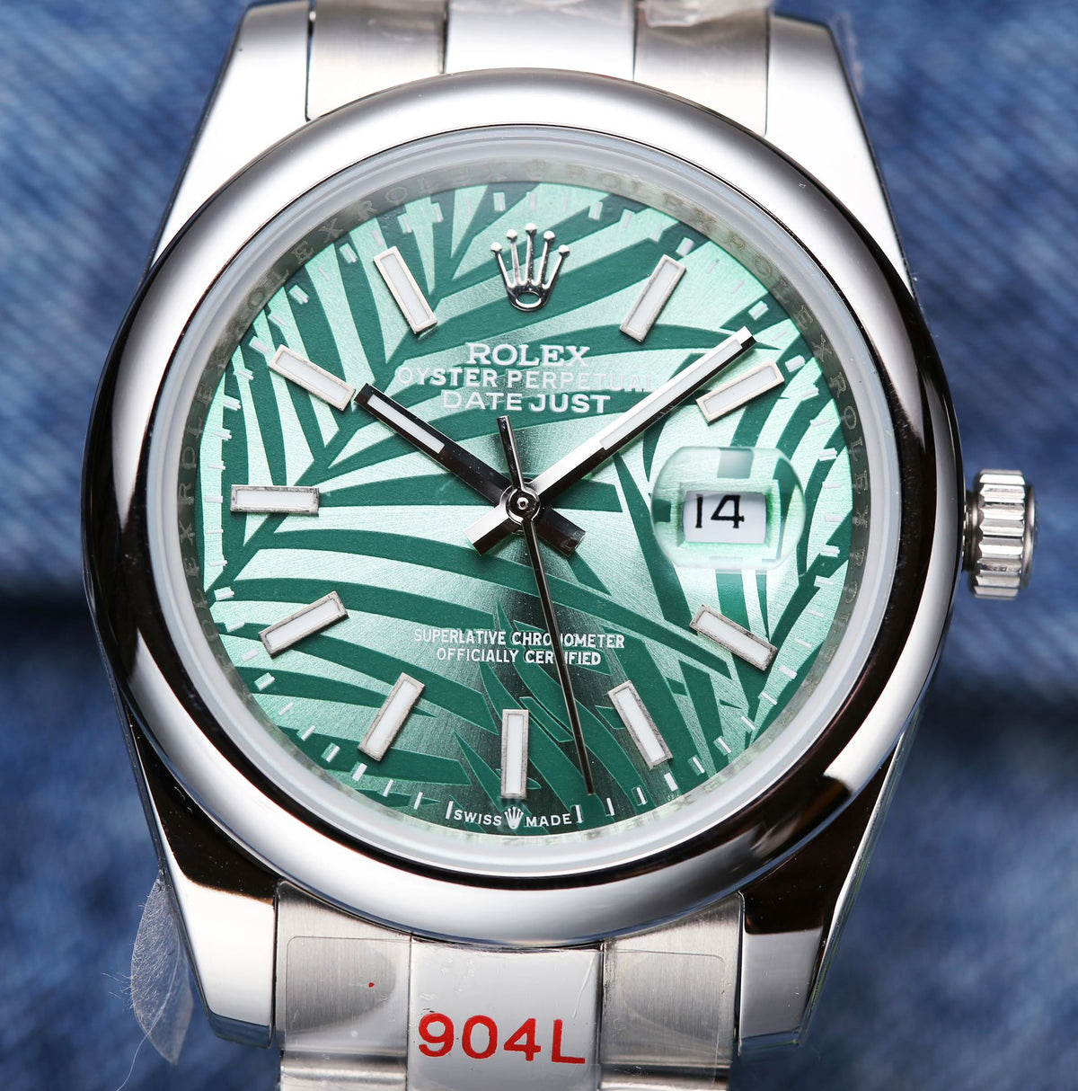 CLASSIC 41 STAINLESS STEEL CUSTOM GREEN DIAL
