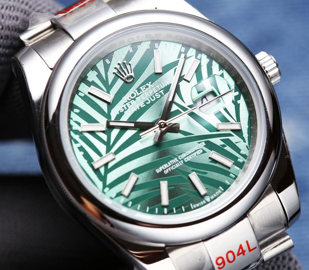 CLASSIC 41 STAINLESS STEEL CUSTOM GREEN DIAL