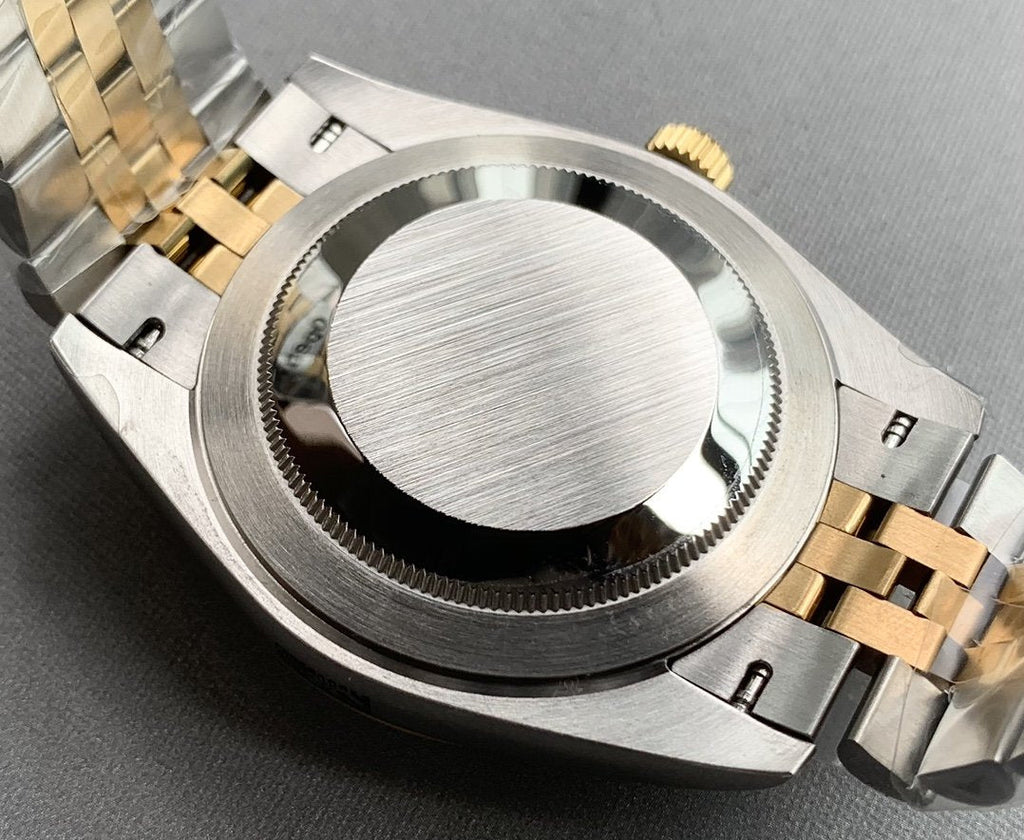 CLASSIC 41 TWO-TONE GREY DIAL DIAMOND NUMERALS