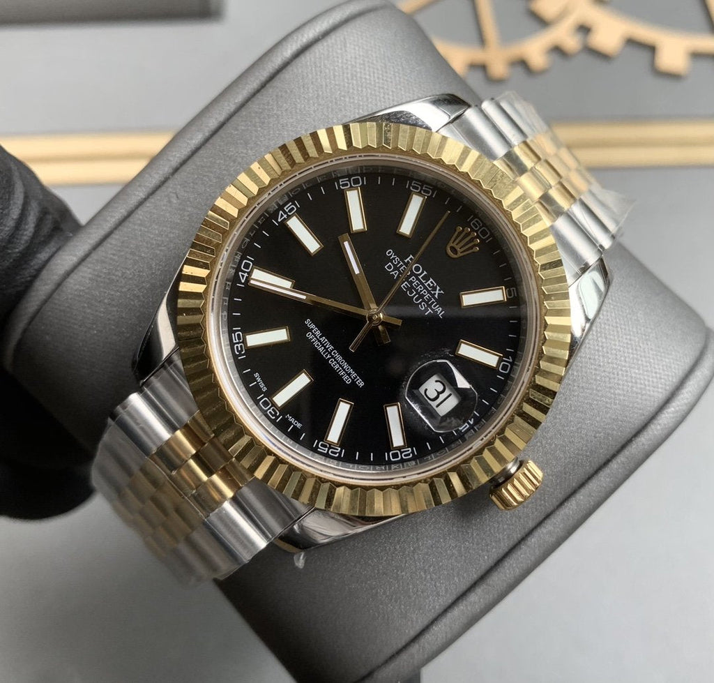 CLASSIC II 41MM TWO-TONE BLACK DIAL
