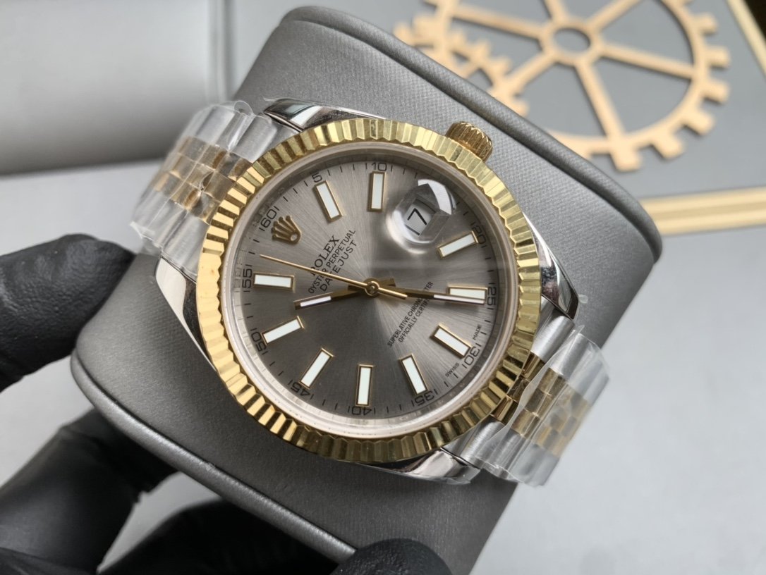 CLASSIC II 41 TWO-TONE GREY DIAL