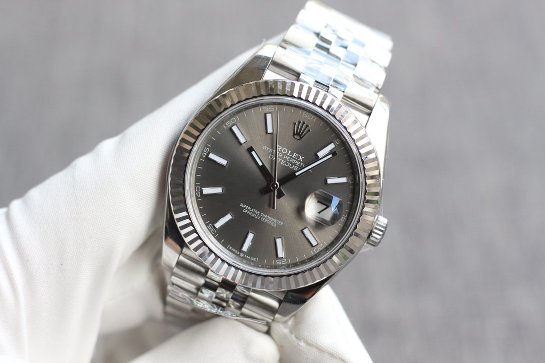 CLASSIC II 41 STAINLESS STEEL GREY DIAL