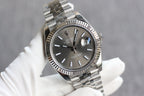 CLASSIC II 41 STAINLESS STEEL GREY DIAL
