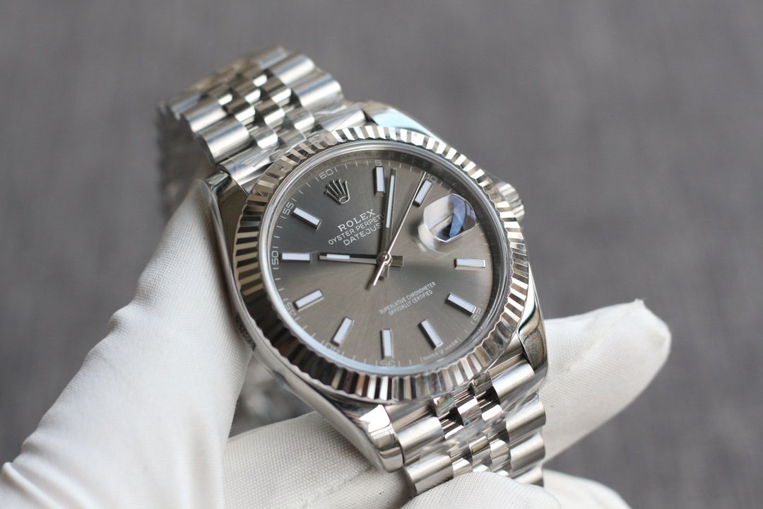 CLASSIC II 41 STAINLESS STEEL GREY DIAL