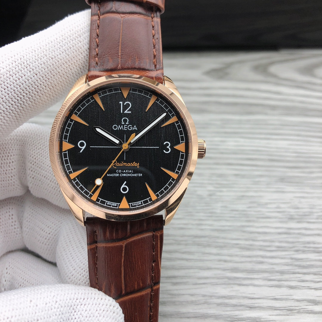 VARELLO CLASSIC RAILMASTER 40 ROSE GOLD CASE CHRONOMETER