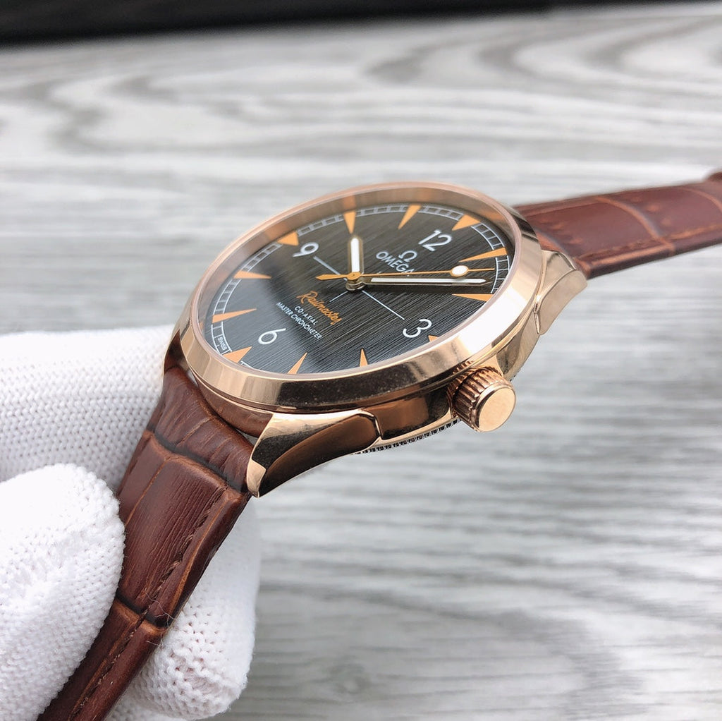 VARELLO CLASSIC RAILMASTER 40 ROSE GOLD CASE CHRONOMETER